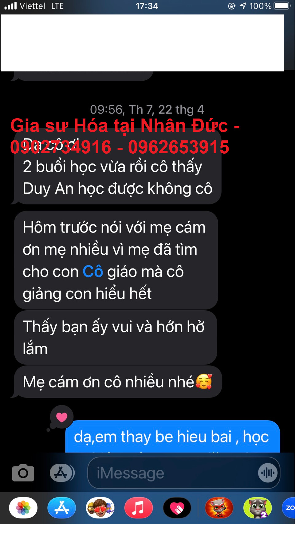 gia sư dạy môn hóa giỏi