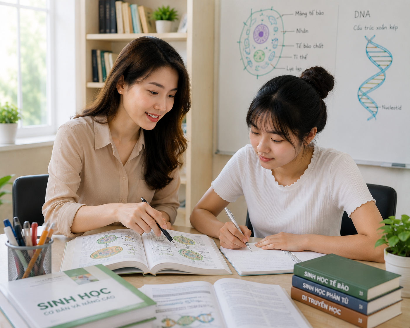 KHÓA HỌC VỚI GIA SƯ MÔN SINH