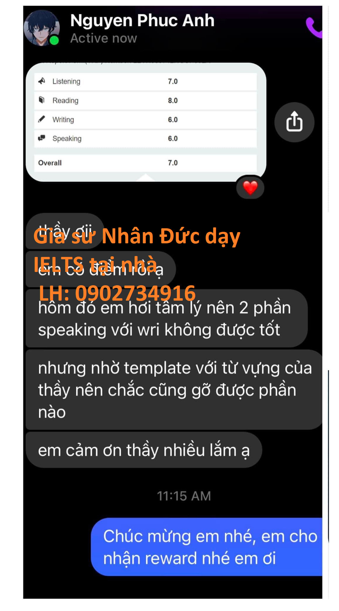 gia sư dạy tiếng anh tại nhà