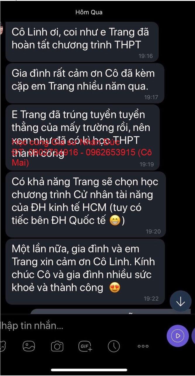 Gia Sư Dạy Môn Toán