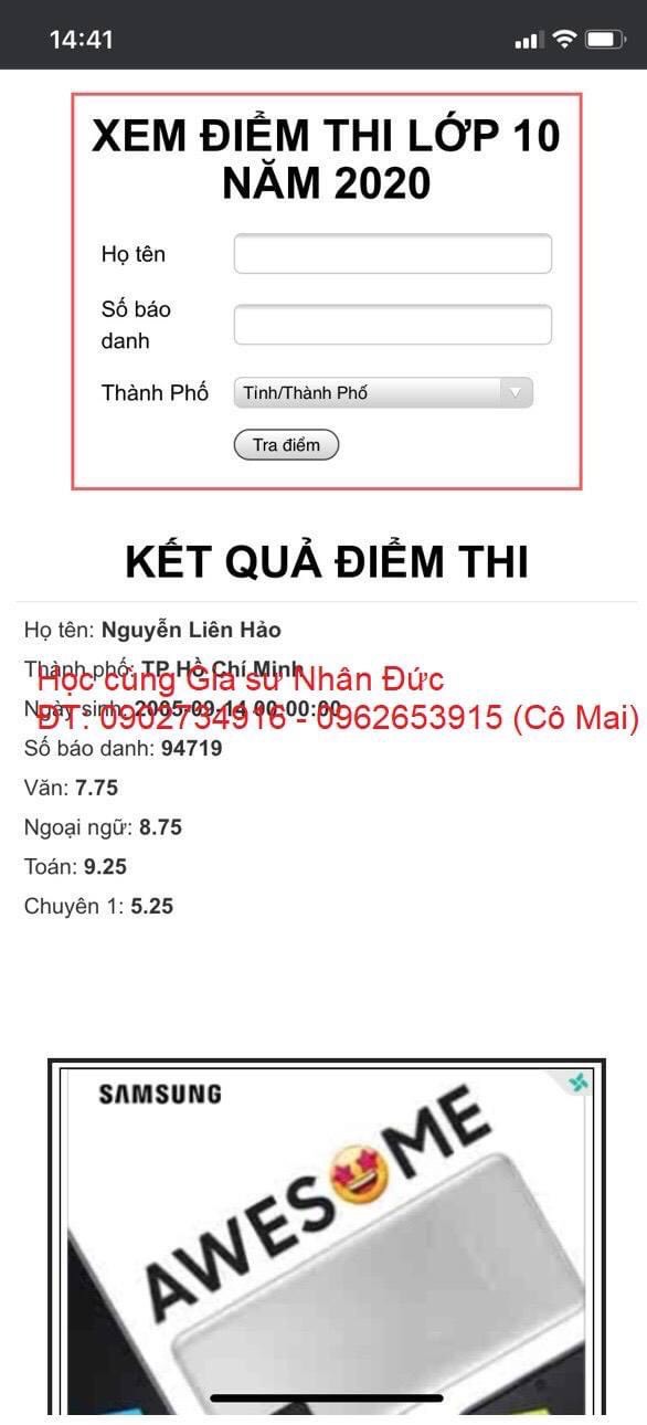 gia sư báo bài