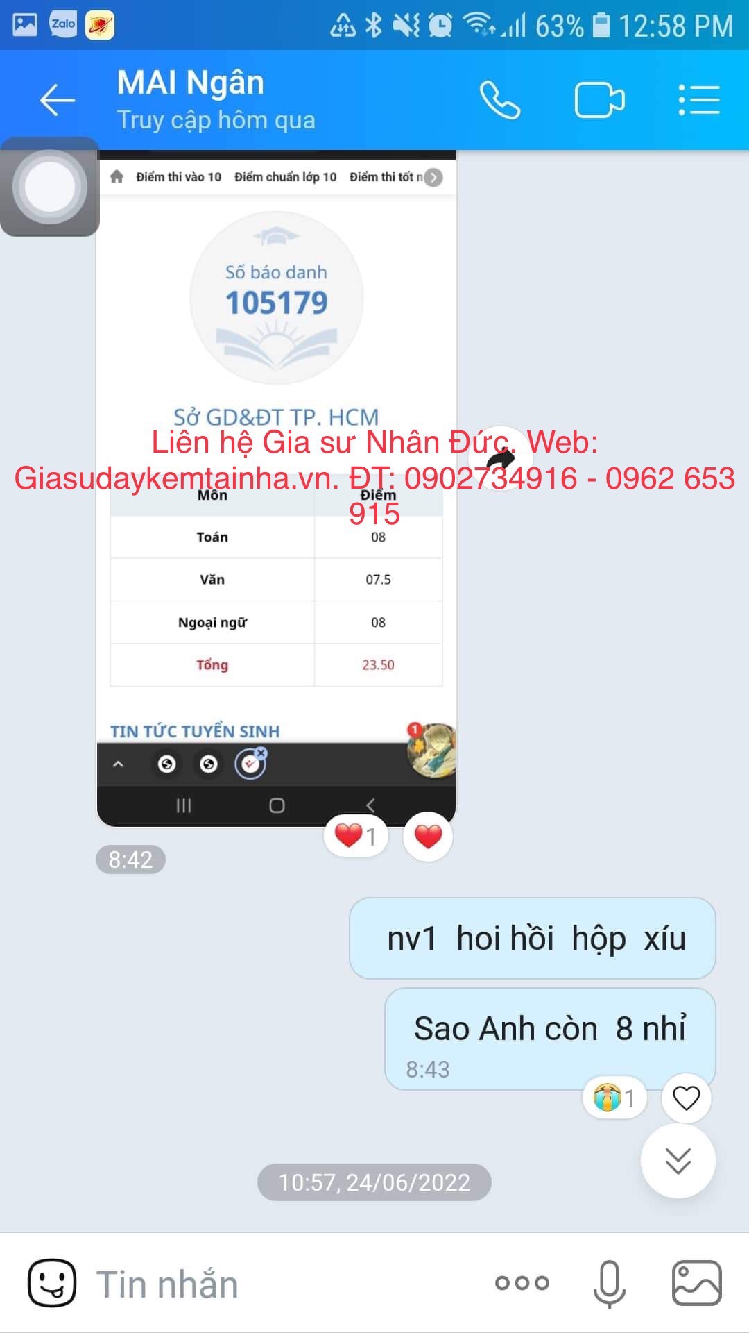gia sư dạy ngữ văn