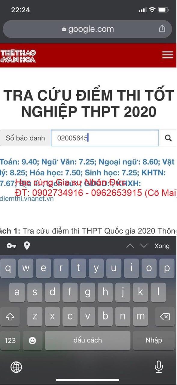 Gia Sư Dạy Môn Toán