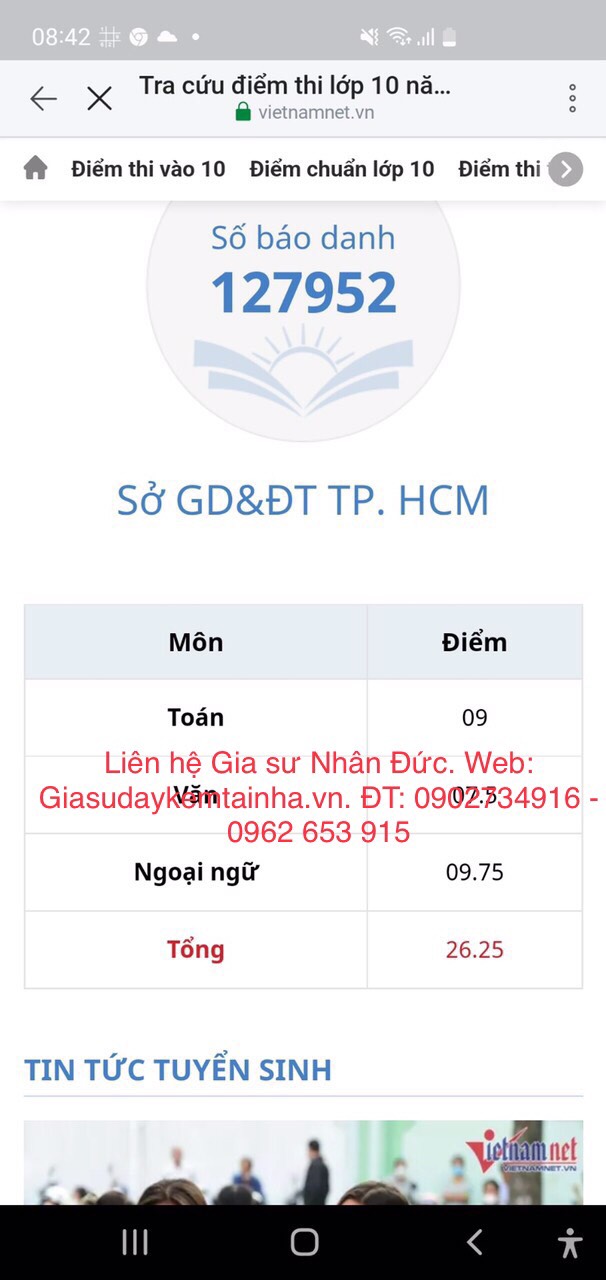 trung tâm gia sư quận 1